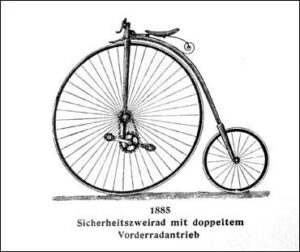 Fahrradgeschichte um 1885