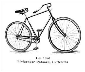 Fahrradgeschichte um 1890