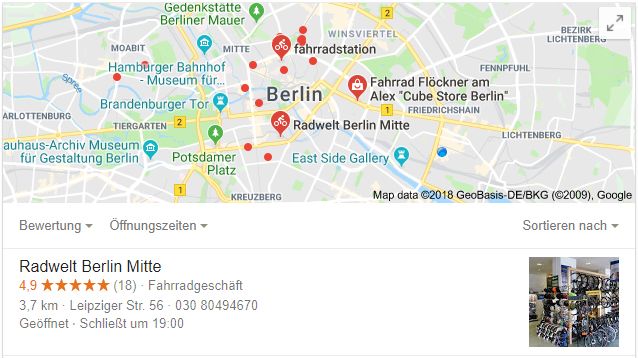 Fahrradladen Berlin Mitte - Google Suche