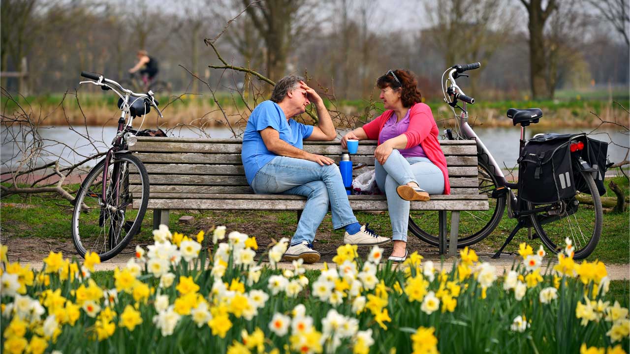 Fahrradsaison - Frühling von März bis Juni